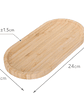 Tabla de Bambú Para Picoteo, Ovalada. - Miniatura 2
