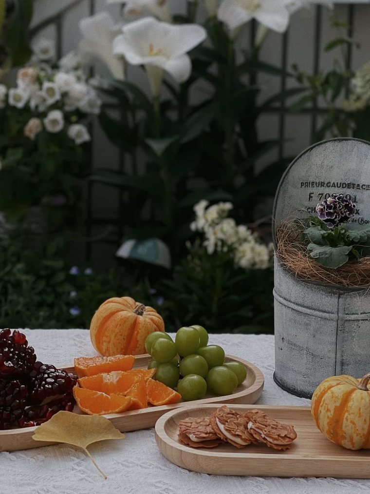 Tabla de Bambú Para Picoteo, Ovalada. 6