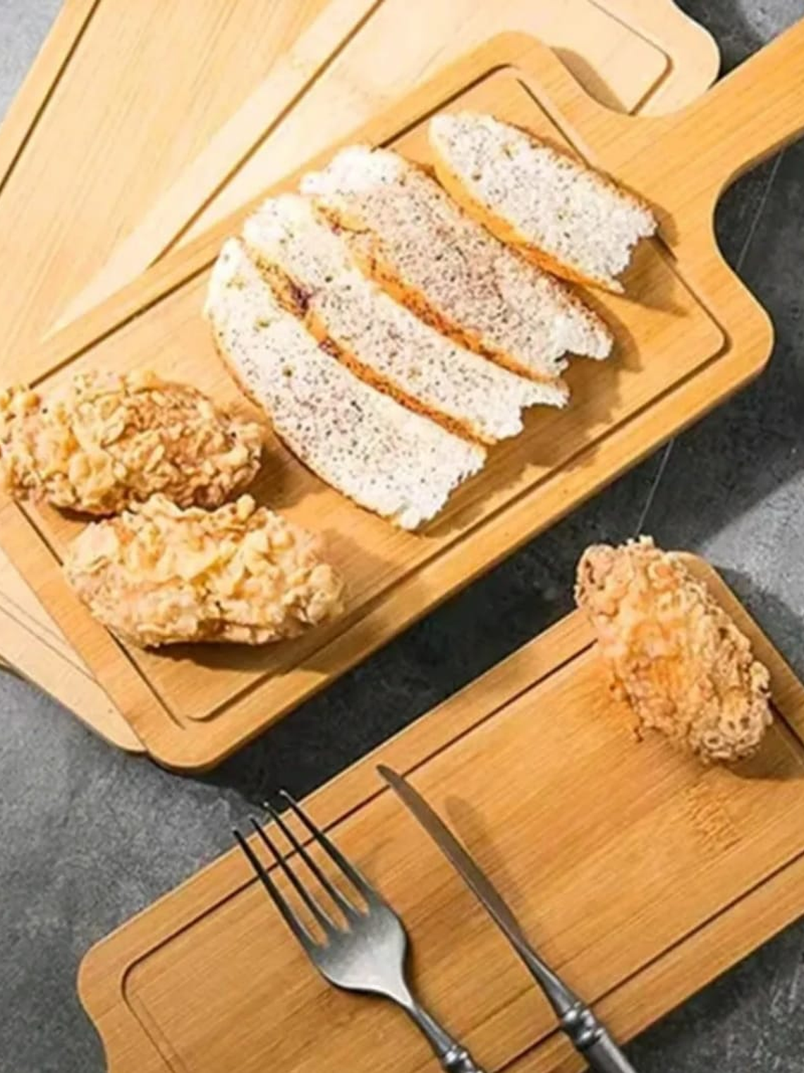 Tabla de Bambú con Mango y Cuerda para Colgar 4