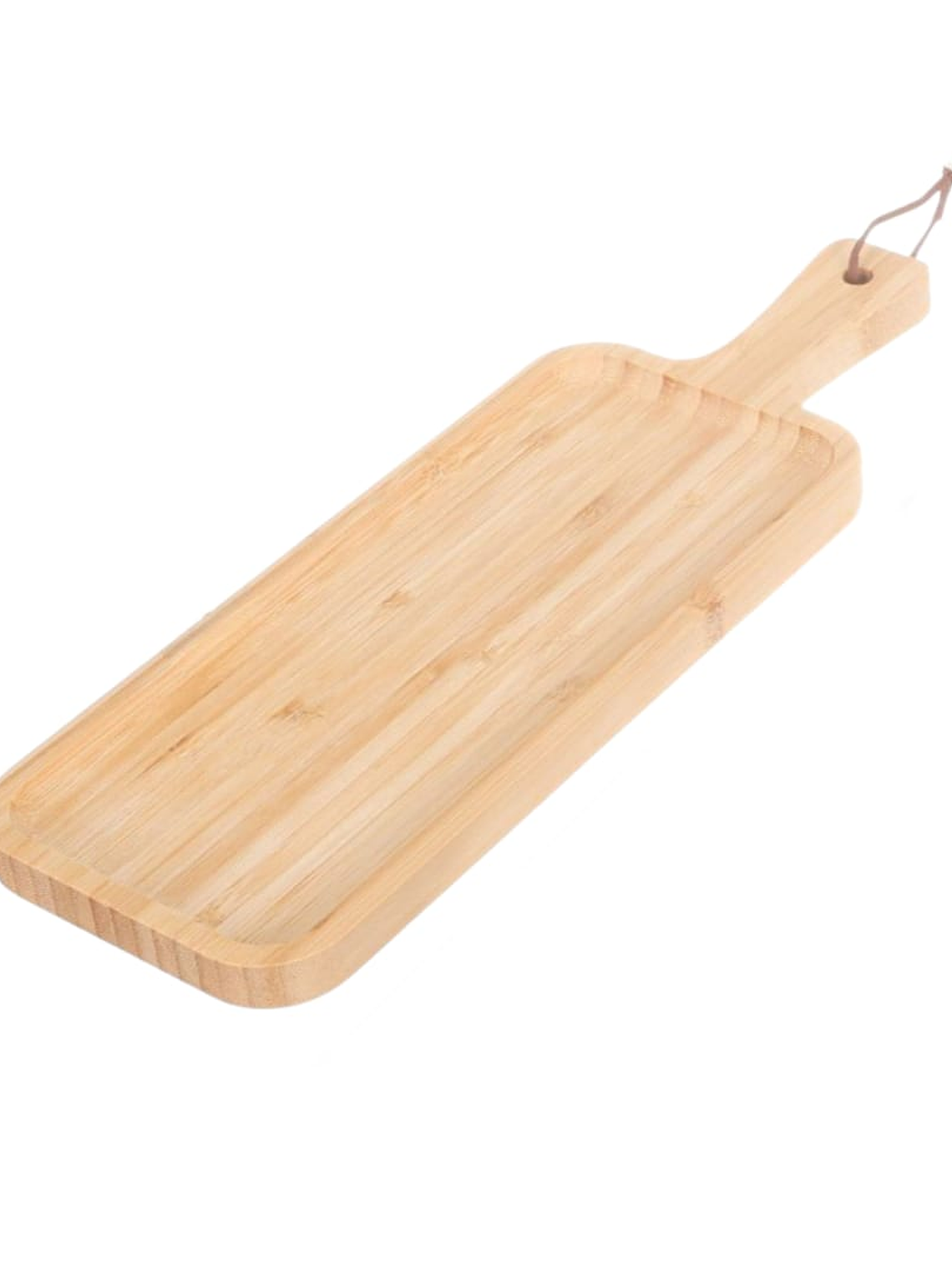 Tabla de Bambú con Mango para Servir. 1