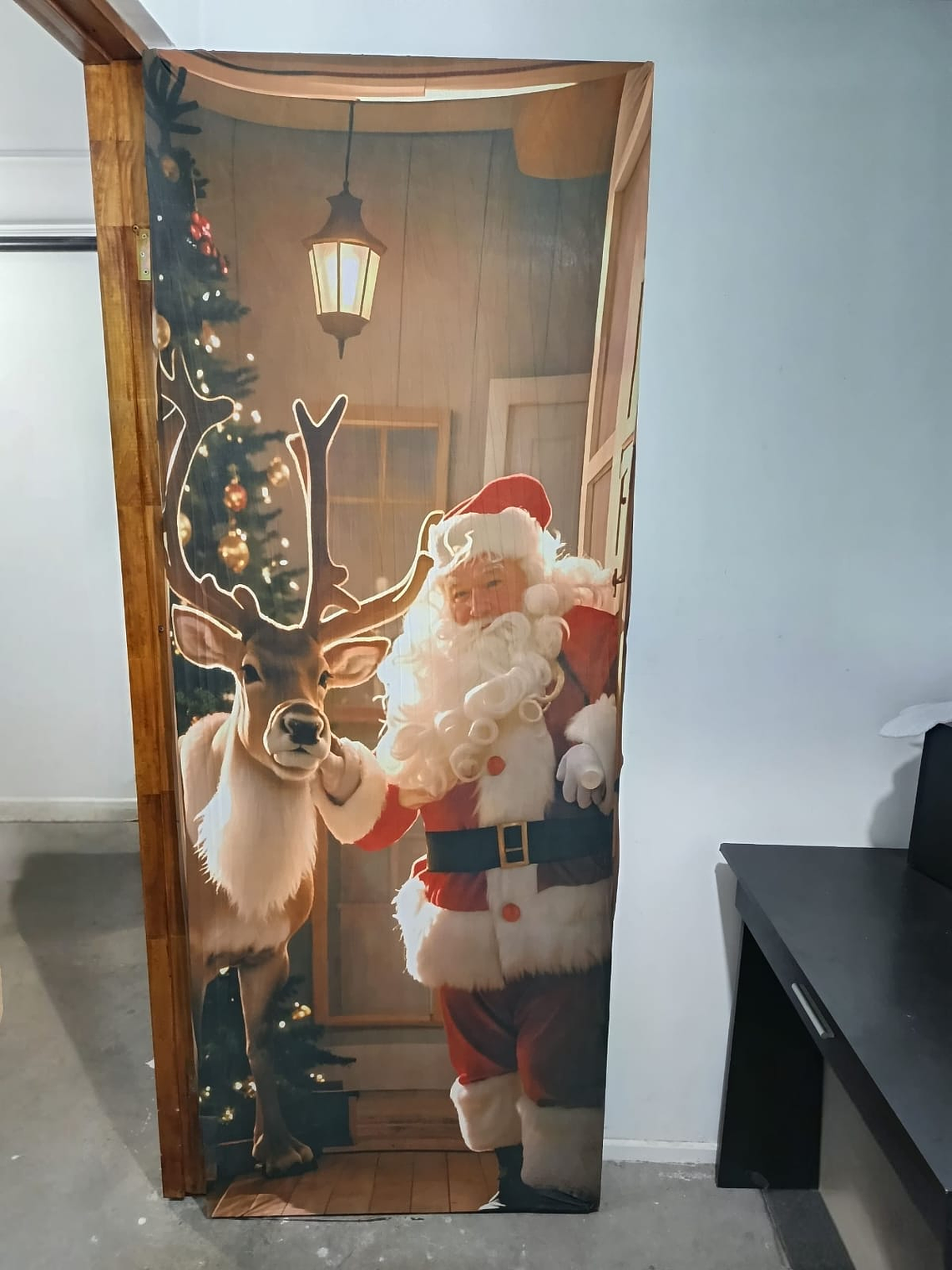 Funda navideña para puerta, Elasticada 210x100cm 2