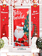 Funda navideña para puerta, Elasticada 210x100cm - Miniatura 3