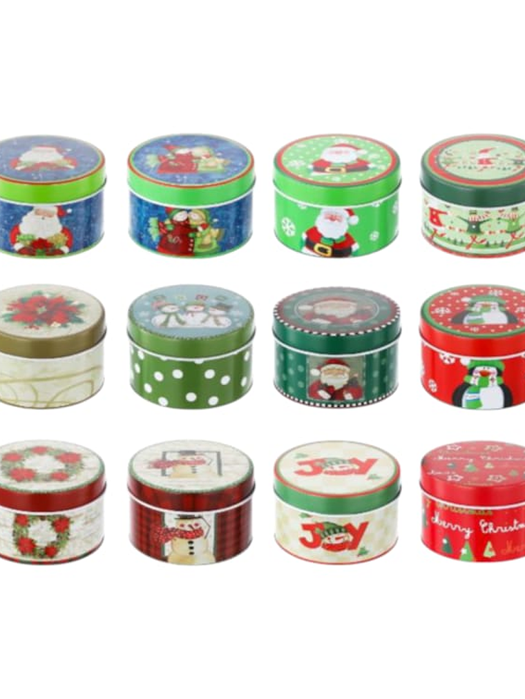 Set De 4 Cajitas de Latas Decorativas Organizadora Homey 3