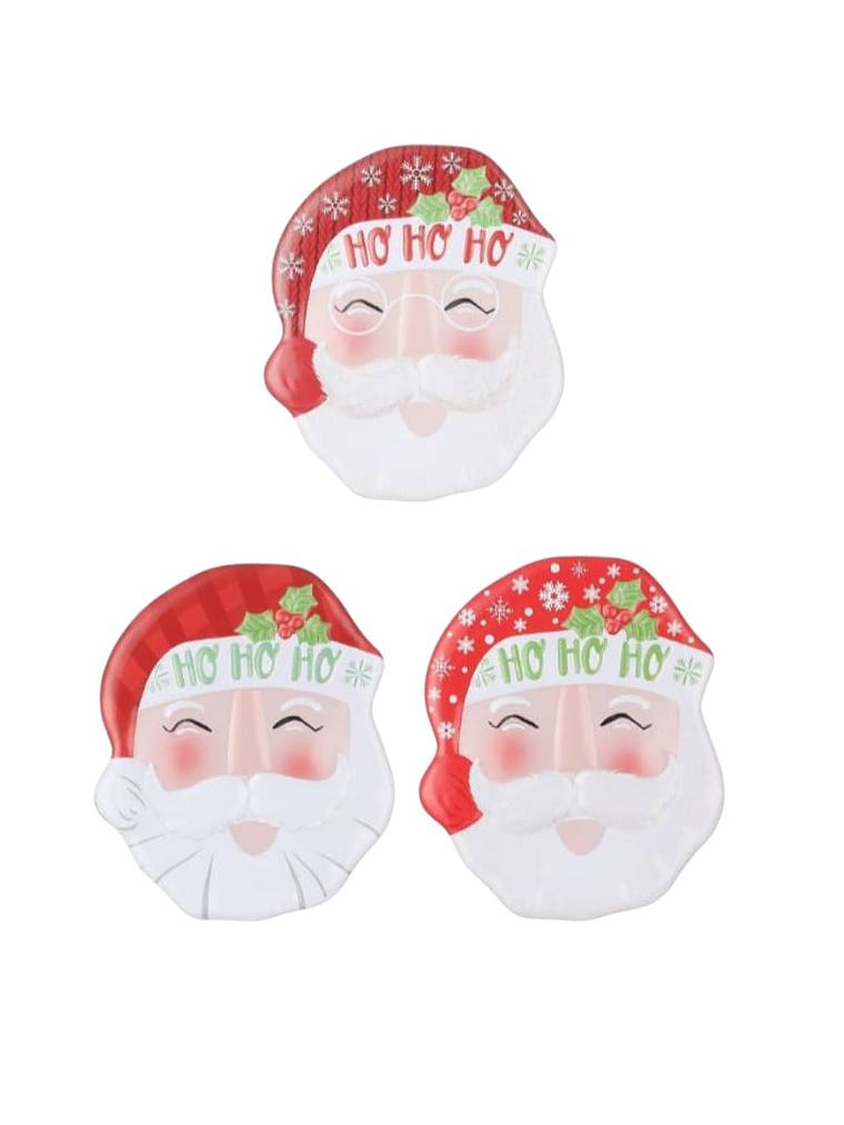 Set De 2 Caja De Lata Decorativa Deseño Papa Noel Homey 2