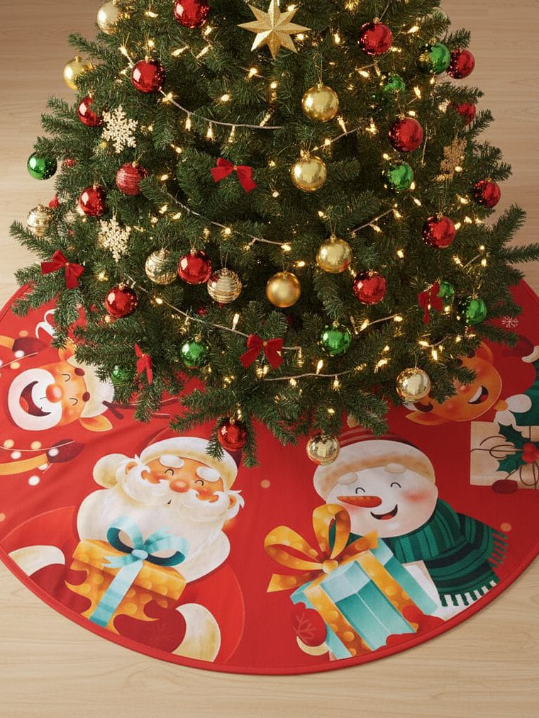 Pie De Arbol De Navidad Decorativo Diseños Surtidos 4