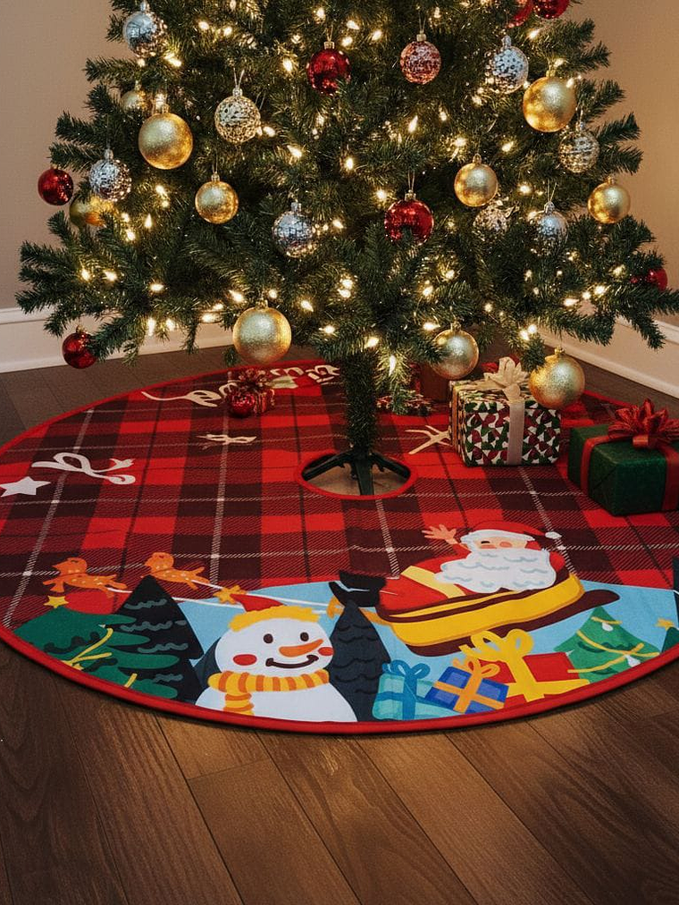Pie De Arbol De Navidad Decorativo Diseños Surtidos 5