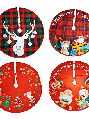 Pie De Arbol De Navidad Decorativo Diseños Surtidos