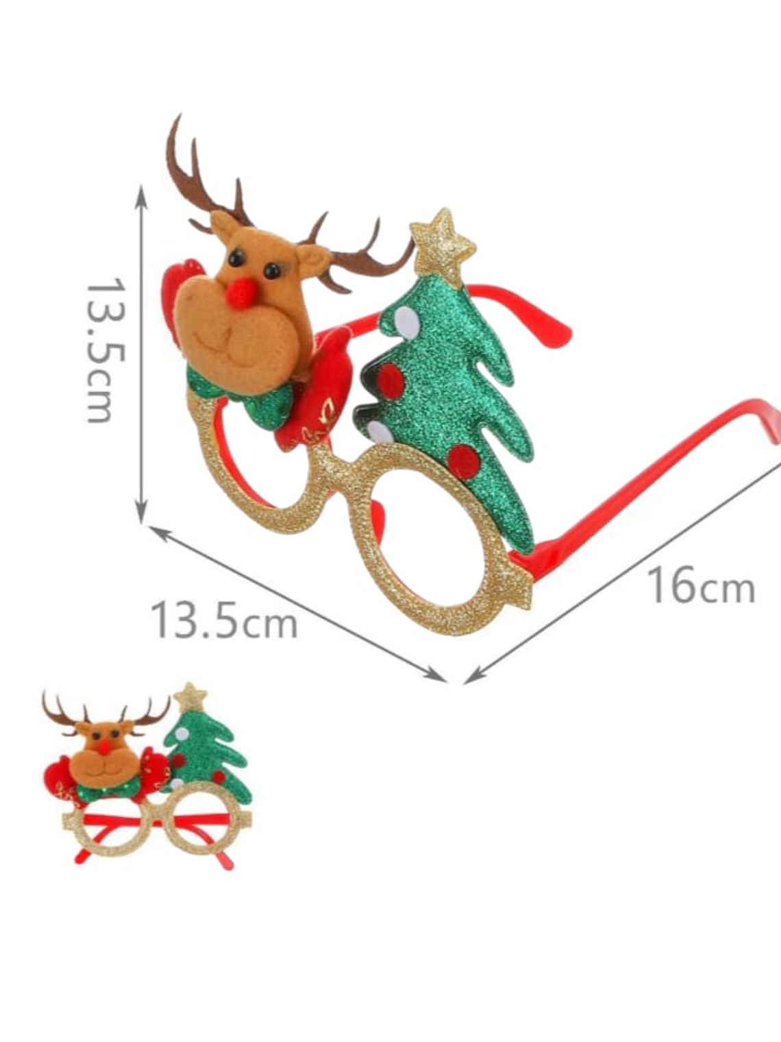 Set De 3 Lentes Decorativos De Navidad  3