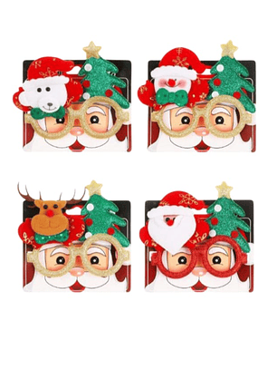 Set De 3 Lentes Decorativos De Navidad 
