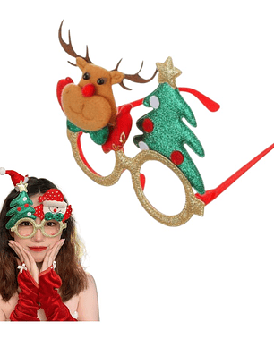 Set De 3 Lentes Decorativos De Navidad 