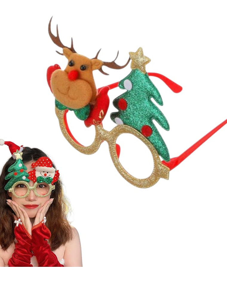 Set De 3 Lentes Decorativos De Navidad  1