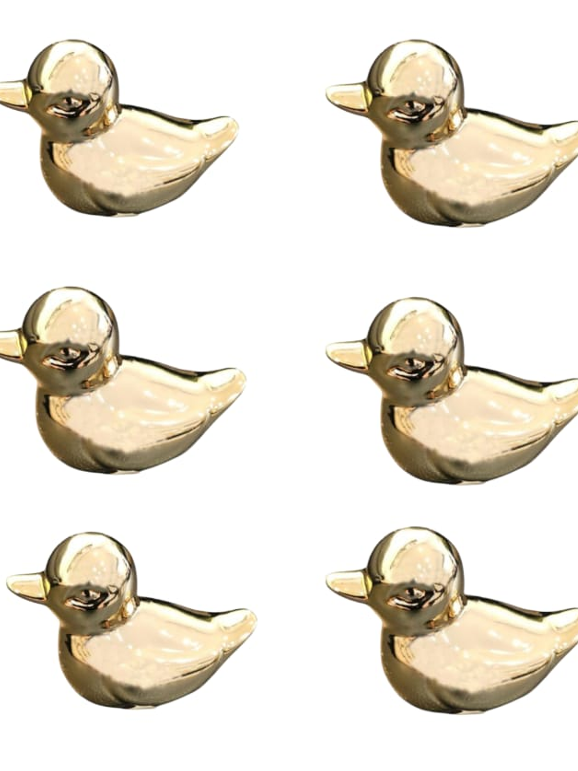 Set De 6 Figuras Decorativas Modelo De Pato, 3*5cm. 1