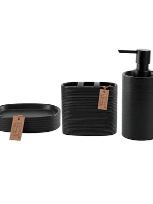Set De Baño, 3 Piezas, Ceramica Resistente, Premium.