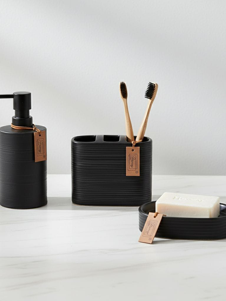 Set De Baño, 3 Piezas, Ceramica Resistente, Premium. 3