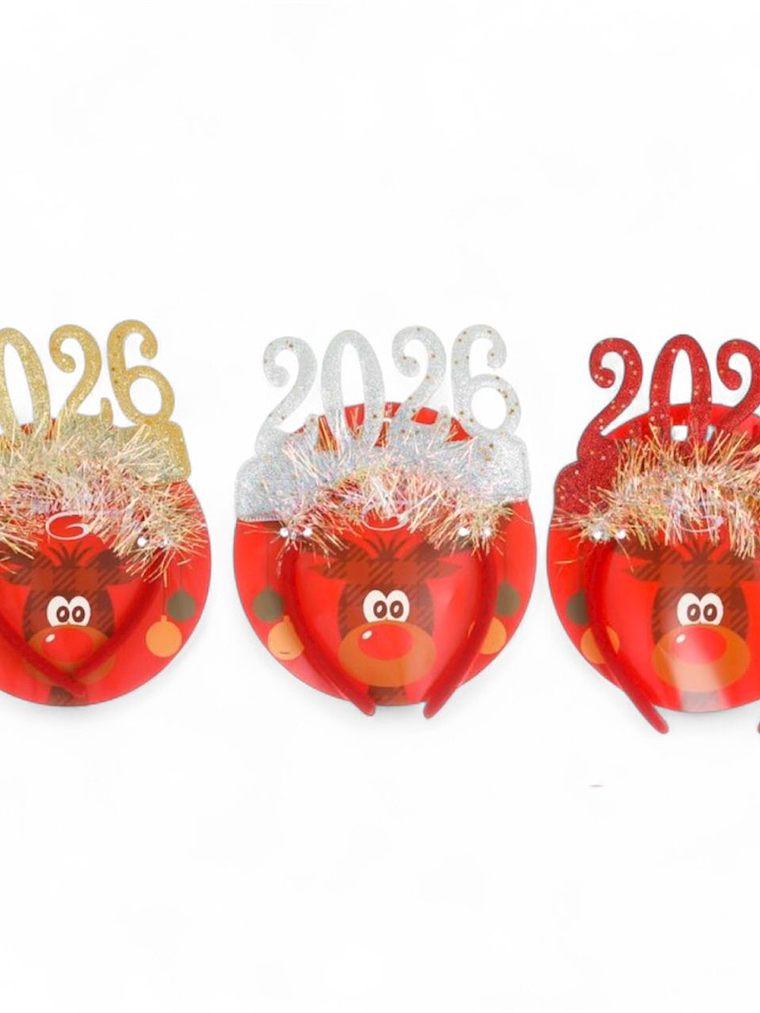 Pack De 3 Vincha Homey Navidad Para Fiestas Y Celebraciones Colores Surtidos  1