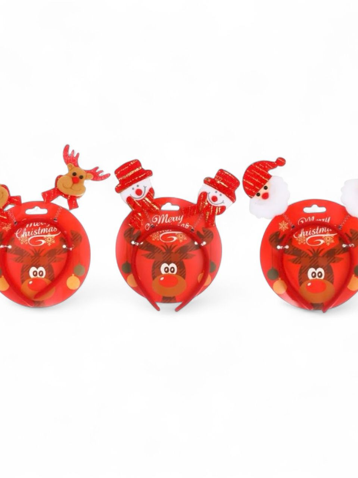 Pack De 3 Vincha Homey Navidad Para Fiestas Y Celebraciones Surtidos 1