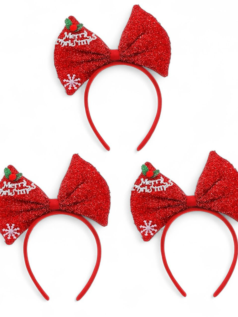 Pack De 3 Vincha Homey Navidad Para Fiestas Y Celebraciones 2