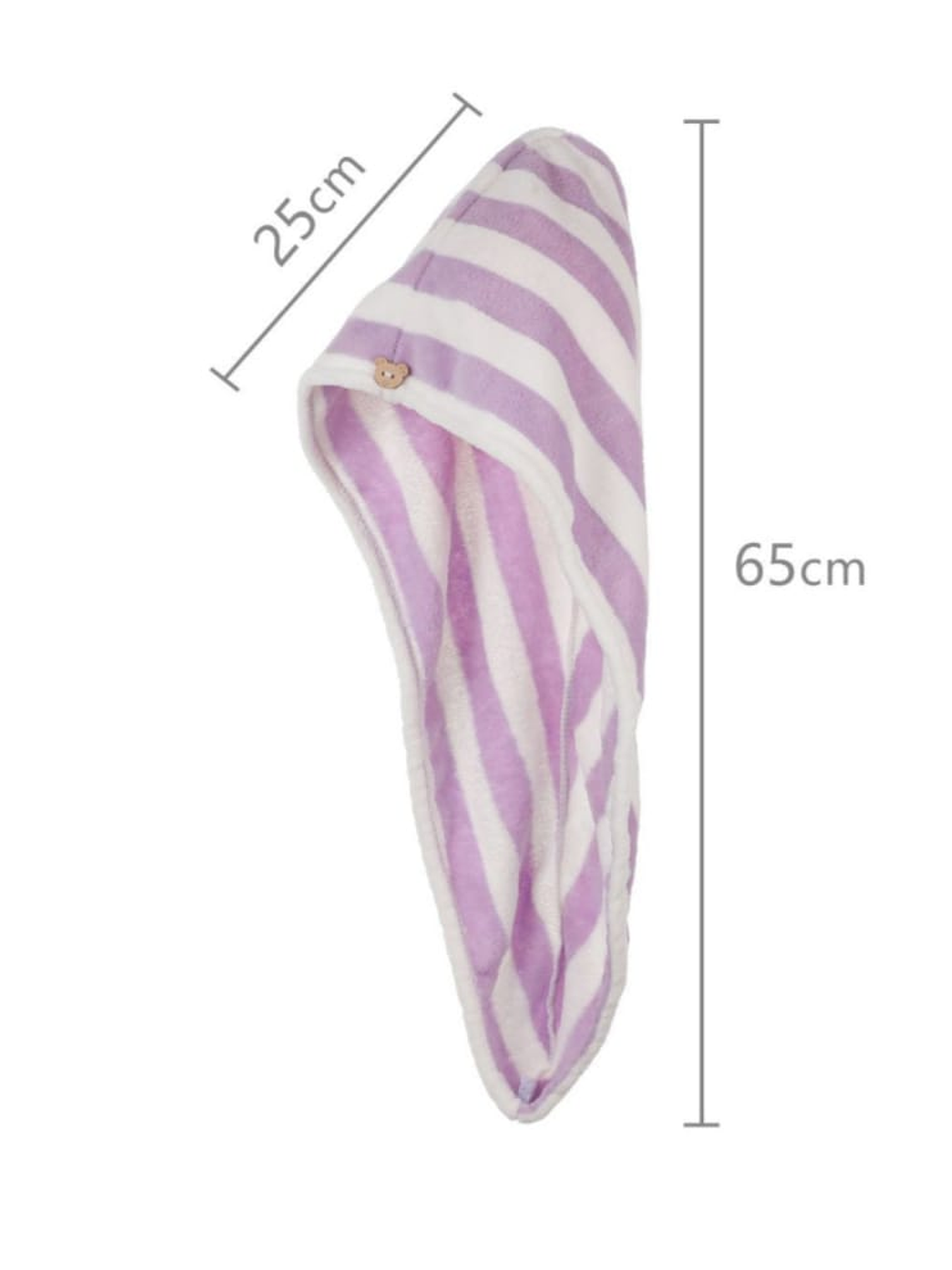 Toalla-turbante Seca Pelo, Pack De 2, Colores Surtidos. 2