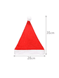 Paquete de 12 Gorros De Navidad Santa Claus Rojo Con Borde Blanco - Miniatura 5