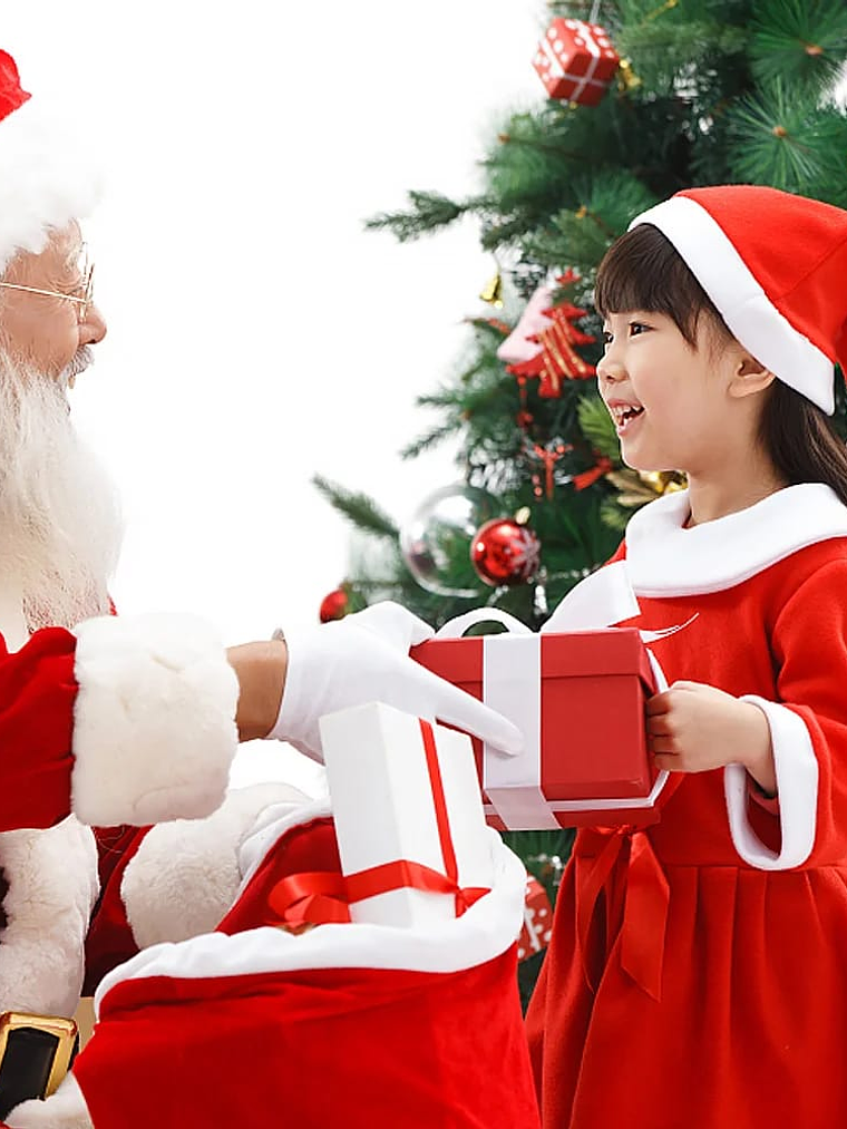 Paquete de 12 Gorros De Navidad Santa Claus Rojo Con Borde Blanco 3