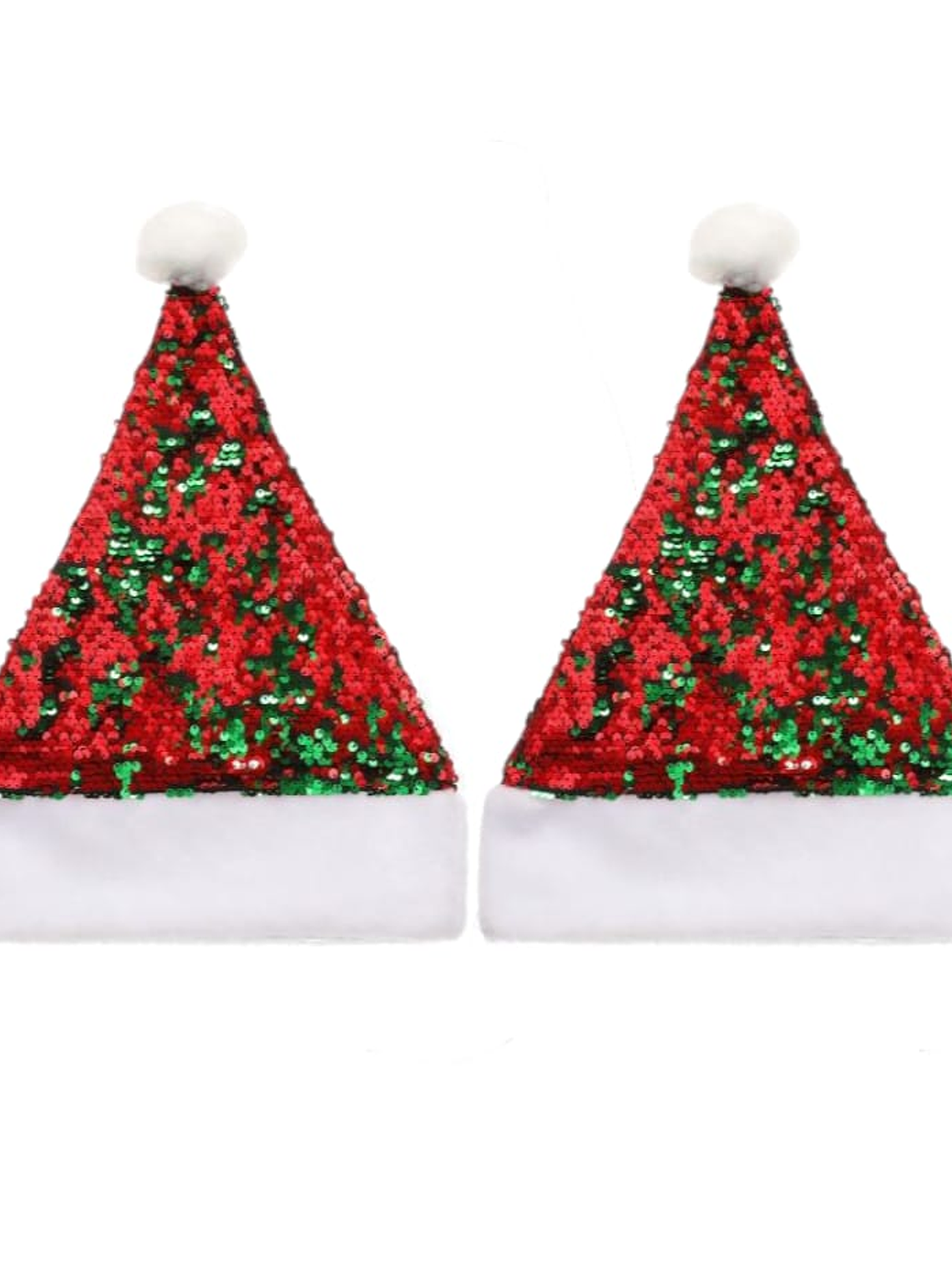 Set De 2 Gorro De Navidad Con Lentejuelas Homey Para Fiesta 1