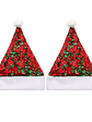 Set De 2 Gorro De Navidad Con Lentejuelas Homey Para Fiesta - Miniatura 1
