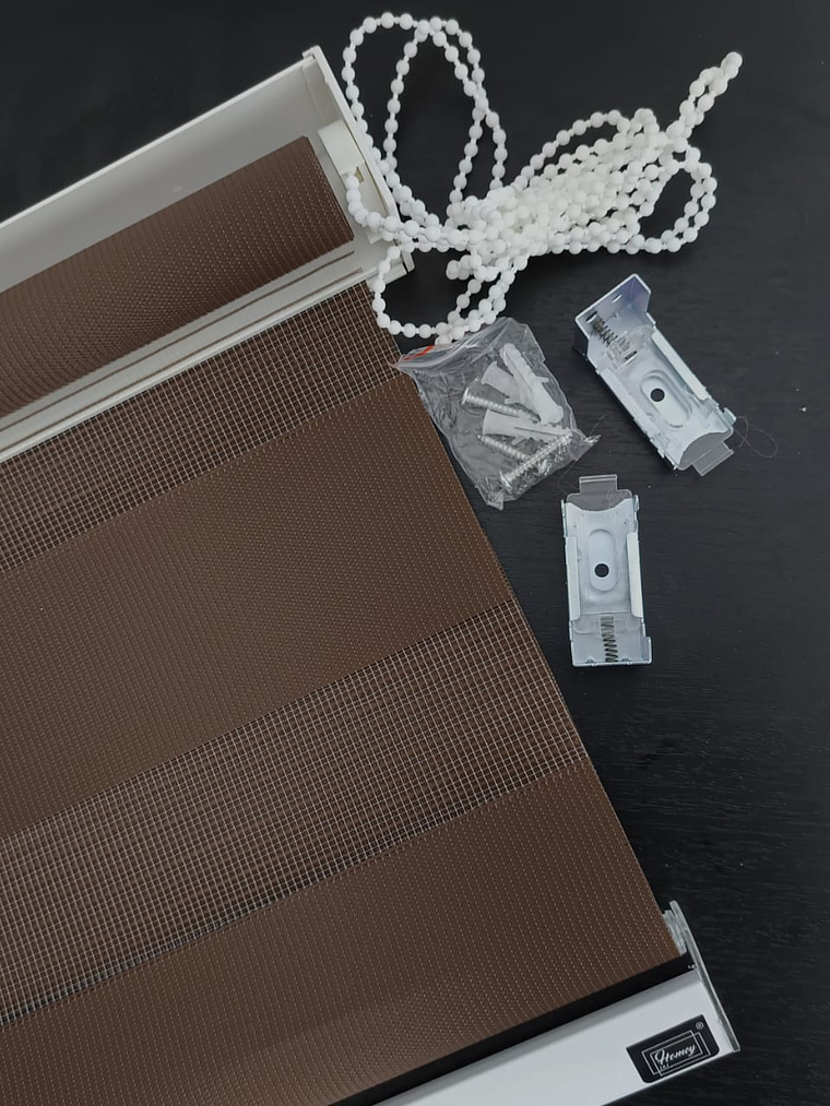 Cortina Roller Duo Cafe 60x200Cm, PVC. 2