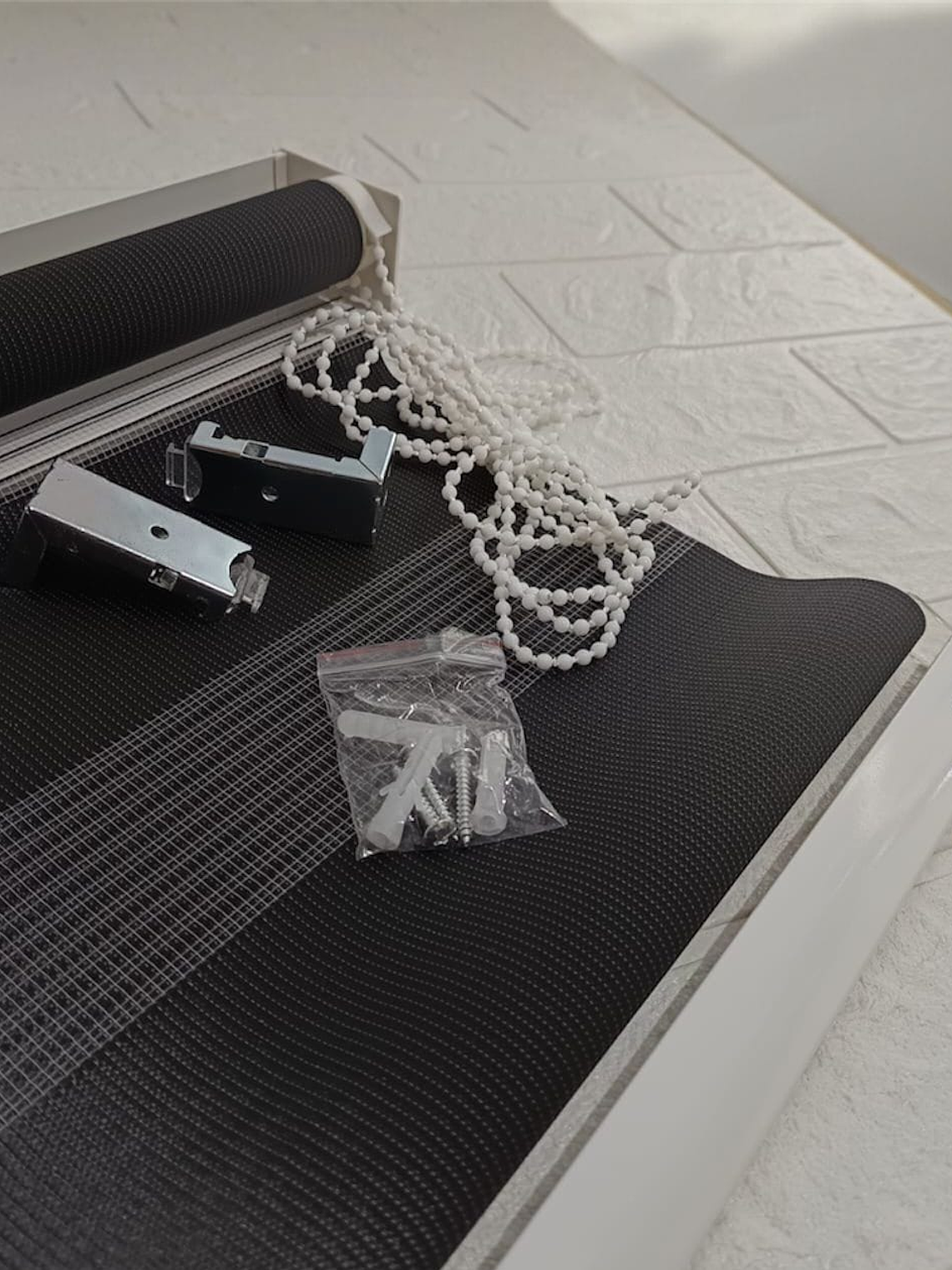 Cortina Roller dúo Negra 60x200cm, PVC. 3