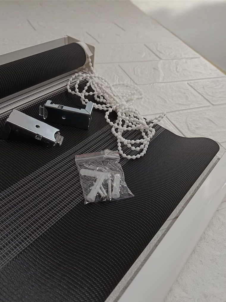 Cortina Roller dúo Negra 60x200cm, PVC. 3