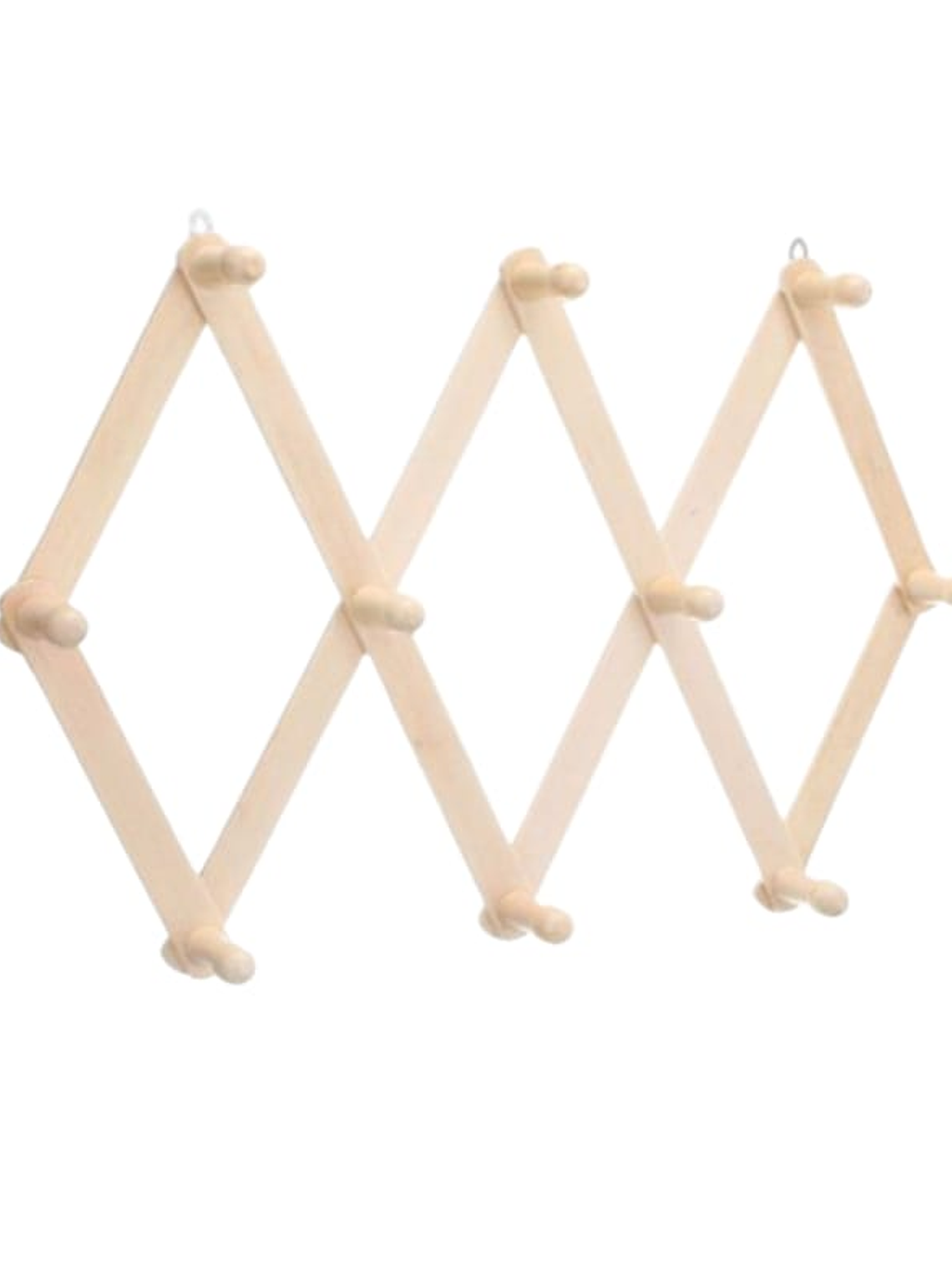 Colgador De Pared, Perchero De Bambú, Extensible. 1