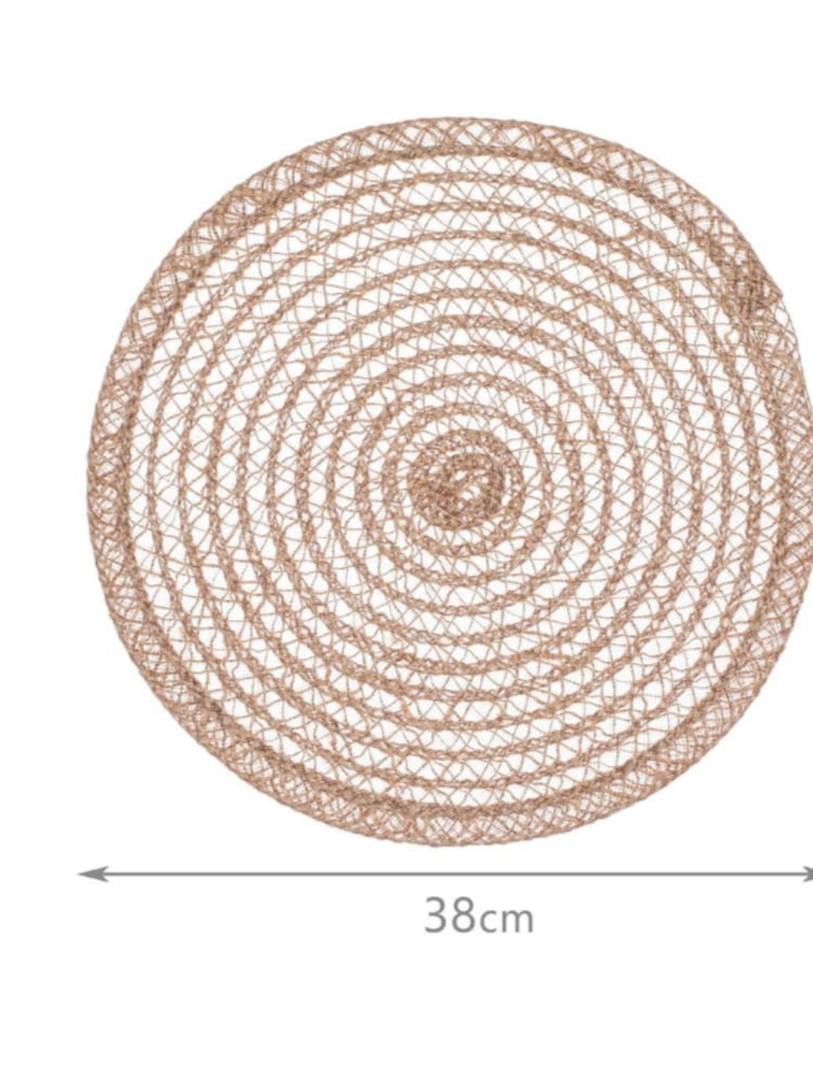 Pack De 4 Individuales De Yute Fino, 38cm 2