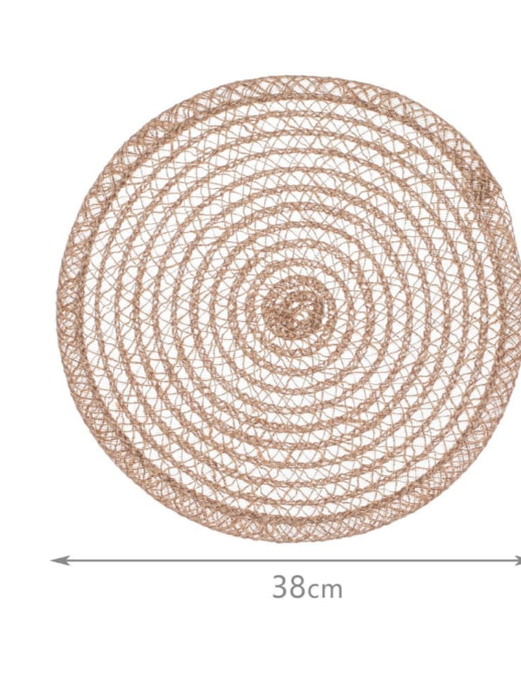 Pack De 4 Individuales De Yute Fino, 38cm 2