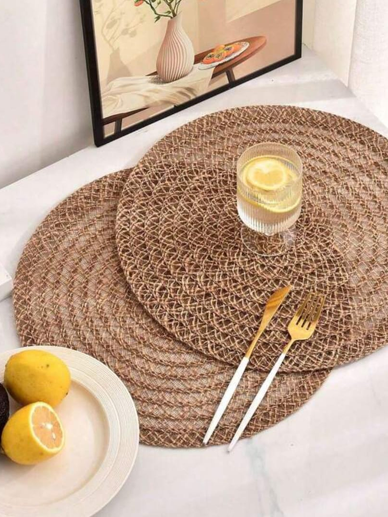 Pack De 4 Individuales De Yute Fino, 38cm 4