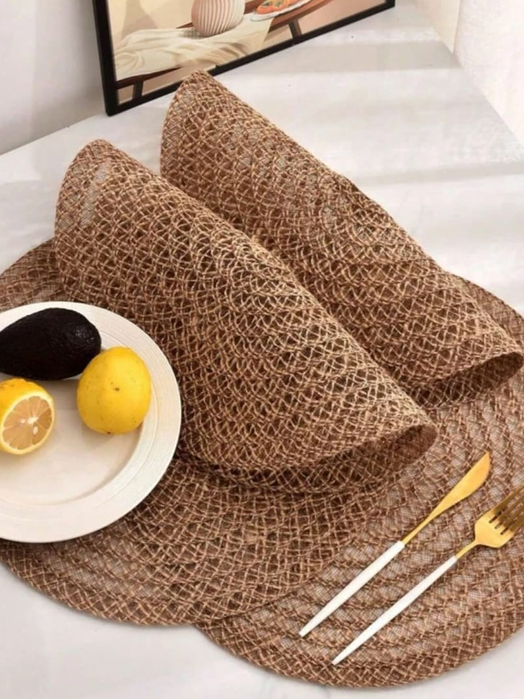 Pack De 4 Individuales De Yute Fino, 38cm 1