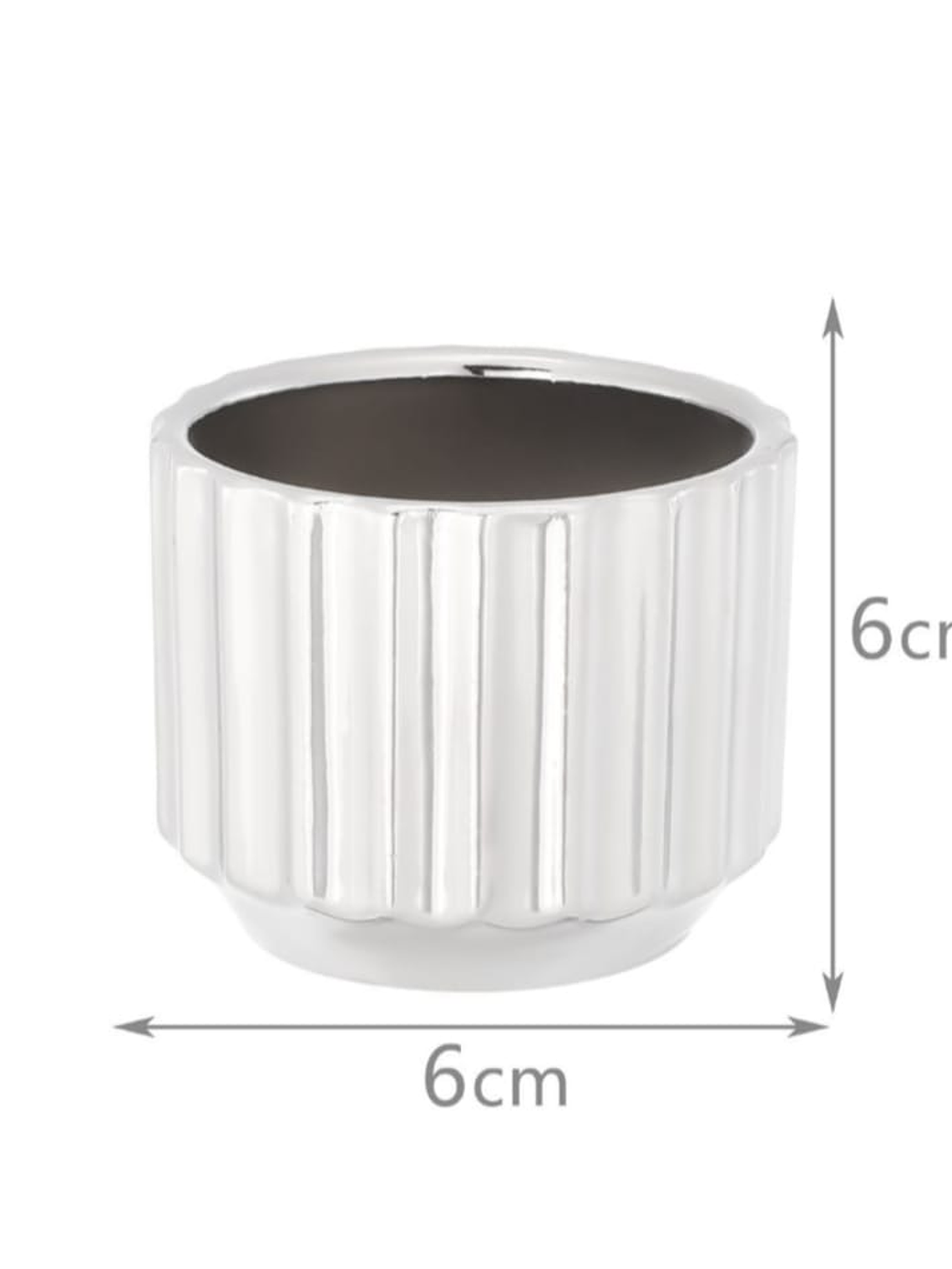 Macetero De Cerámica, Redondo, Pack De 6 Surtidos. 2