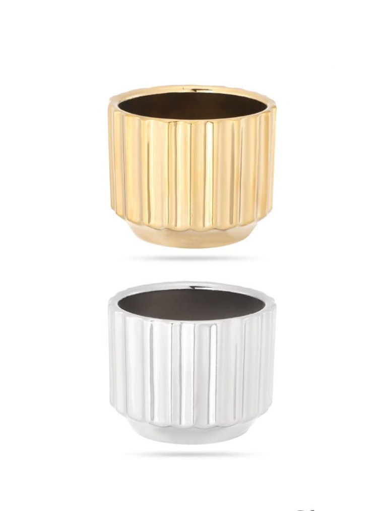 Macetero De Cerámica, Redondo, Pack De 6 Surtidos. 3