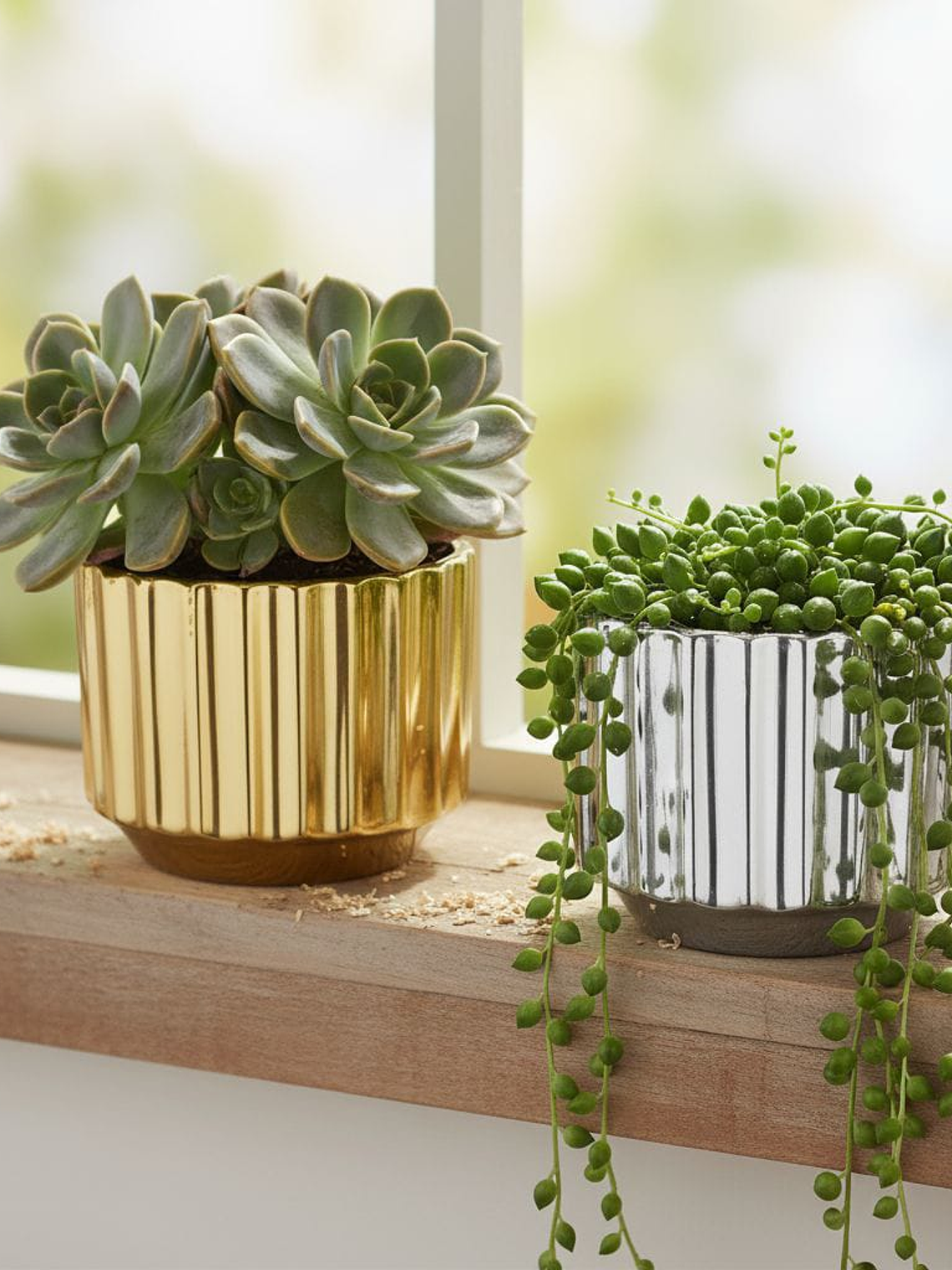 Macetero De Cerámica, Redondo, Pack De 6 Surtidos. 6