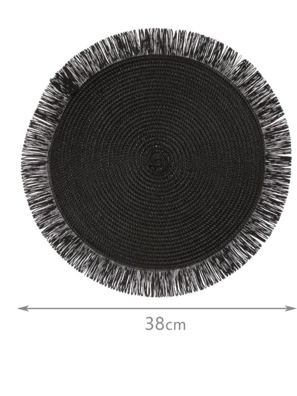 Individuales Pack De 4 Trenzados En Fibra De Paja, 38cm 3