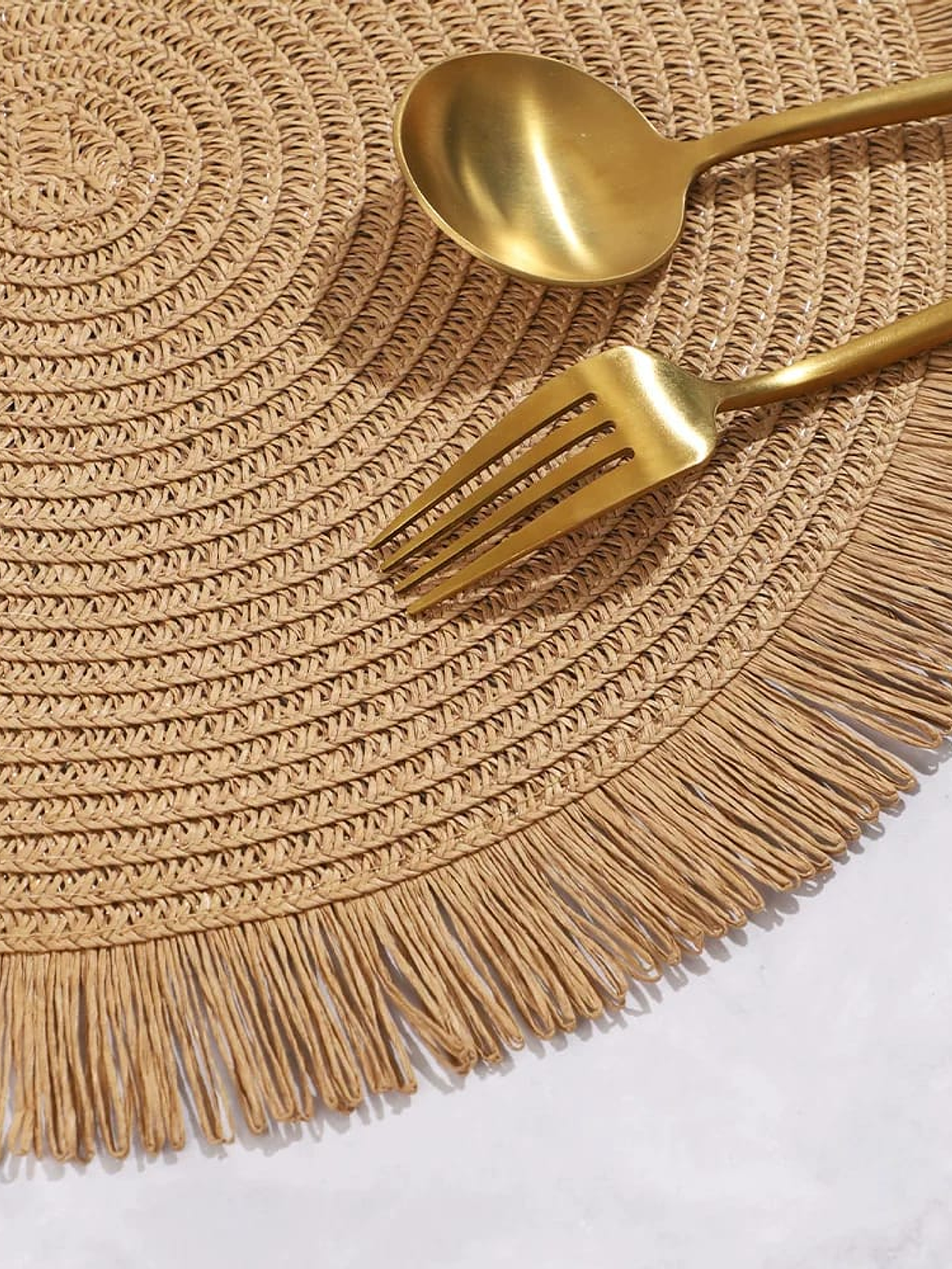 Individuales Pack De 4 Trenzados En Fibra De Paja, 38cm 6