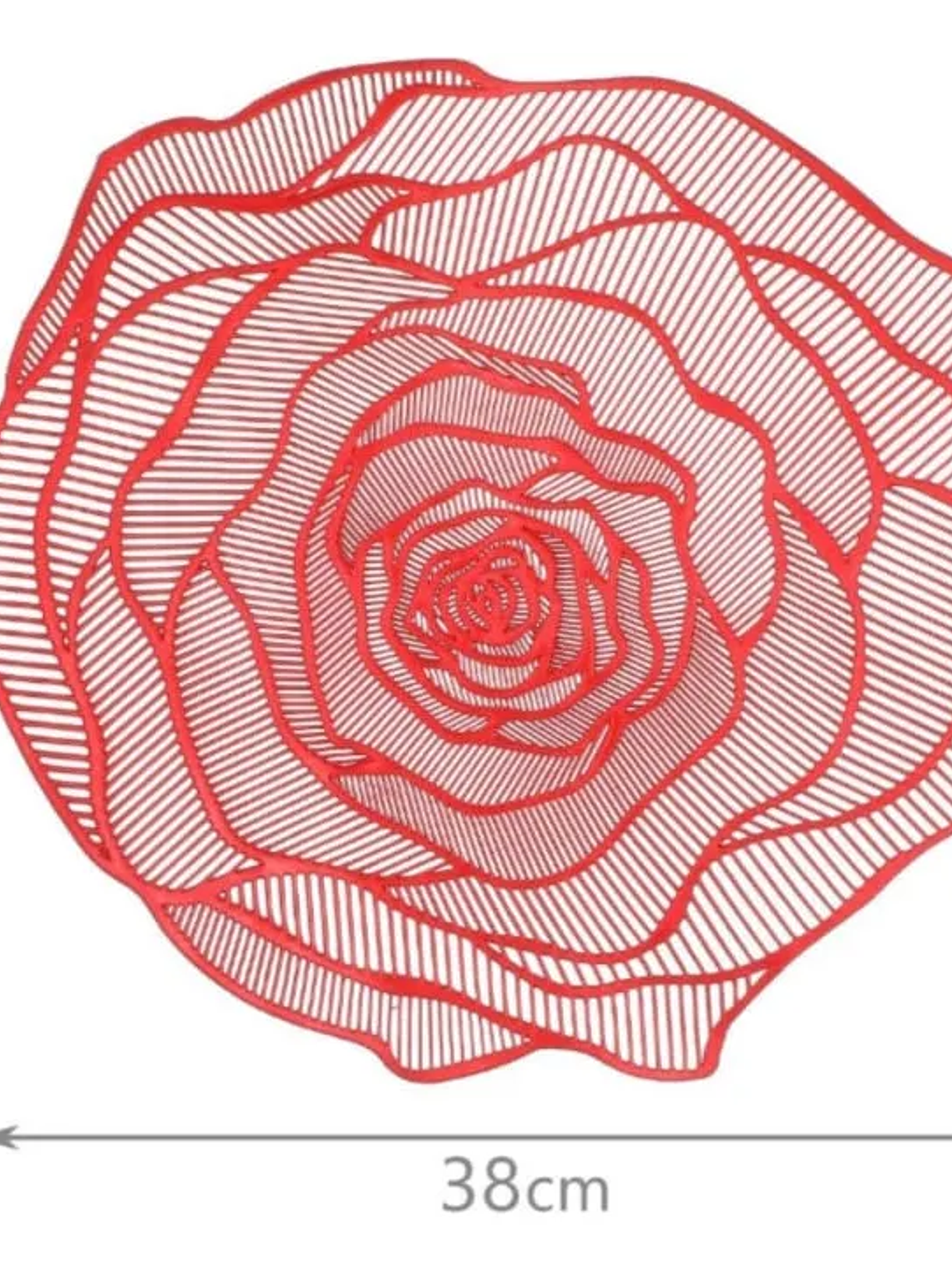 Pack De 6 Individuales De Mesa Diseño Flor En Pvc 38cm 4