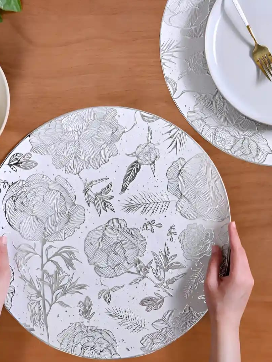 Pack De 6 Individuales De Mesa En Pvc Redondos 38cm Elegante 4