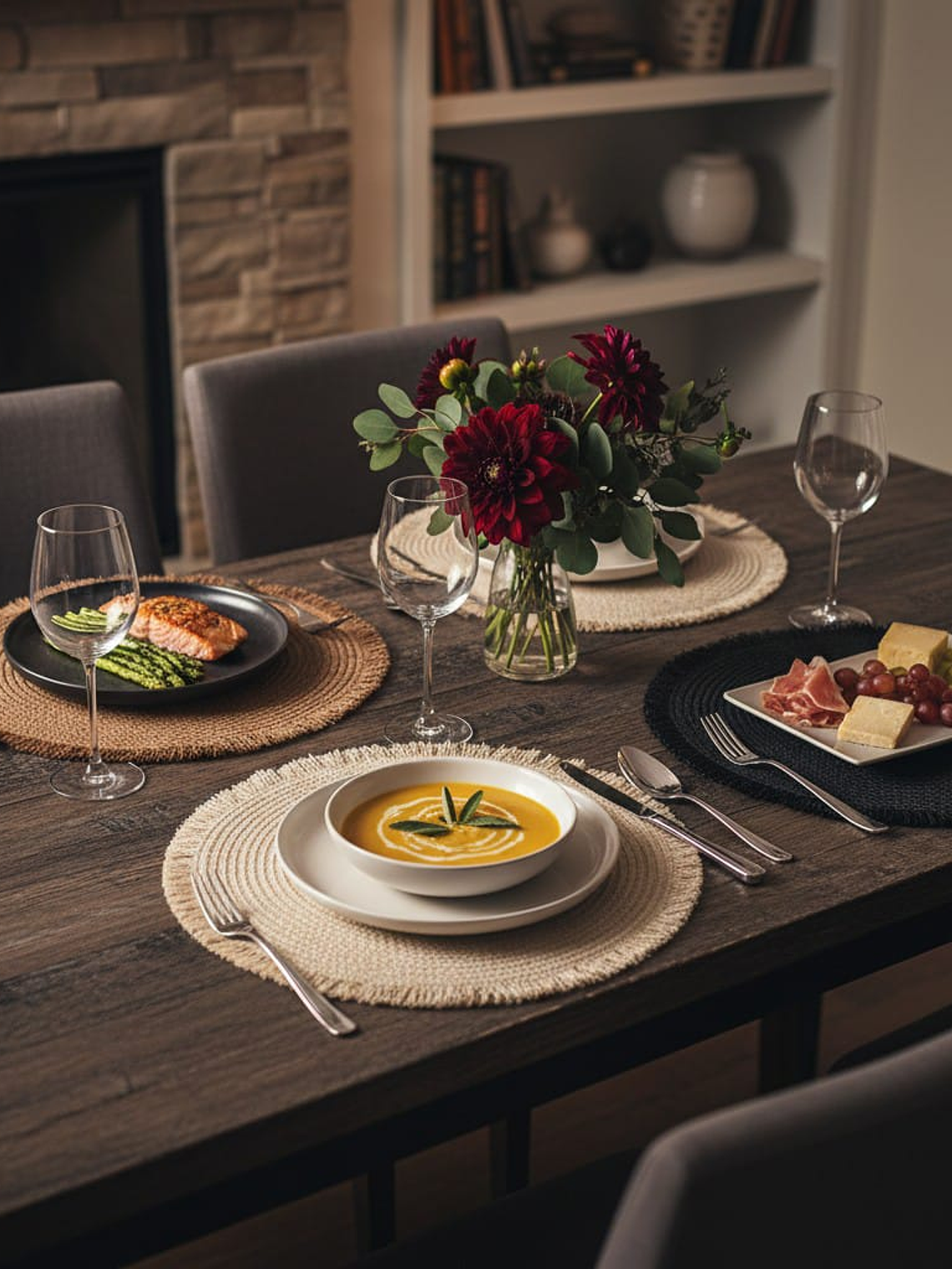 Individuales Pack De 4 Trenzados En Fibra De Paja, 38cm 1