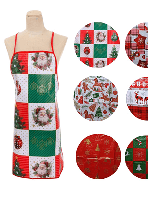 Delantal Impermeable Decorativo Variedad de Diseños 70x60cm