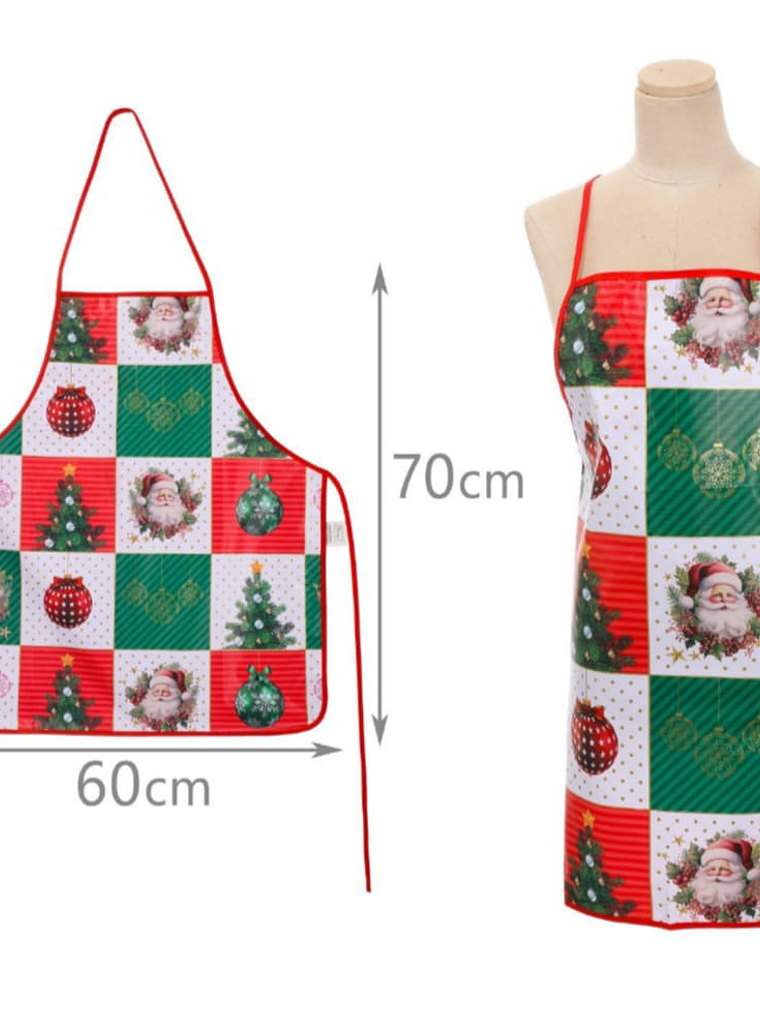 Delantal Impermeable Decorativo Variedad de Diseños 70x60cm 8