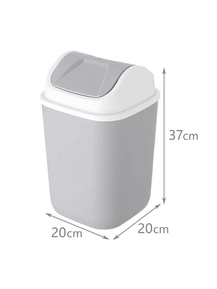 Basurero Práctico Y Funcional Para El Hogar Con Tapa 37x20cm