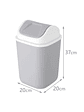 Basurero Práctico Y Funcional Para El Hogar Con Tapa 37x20cm - Miniatura 2