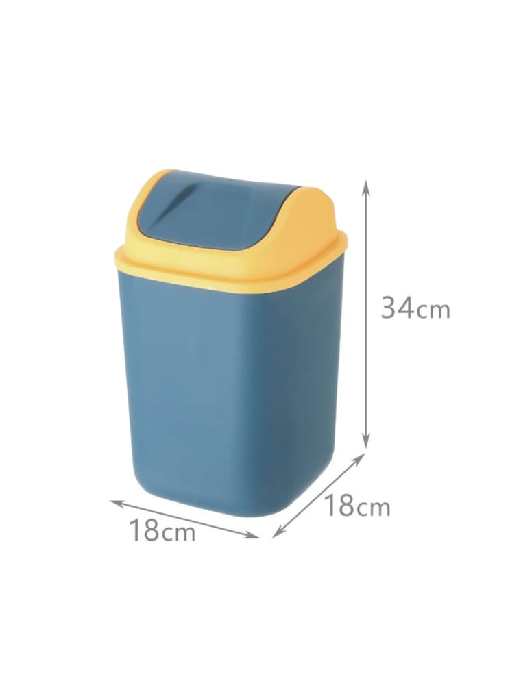 Basurero Práctico Y Funcional Para El Hogar Con Tapa 34x18cm 3