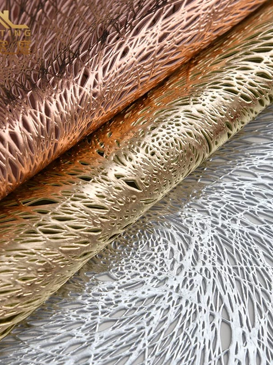 Individual de Mesa Redondo De Pvc, Set de 2 Unidades. 8