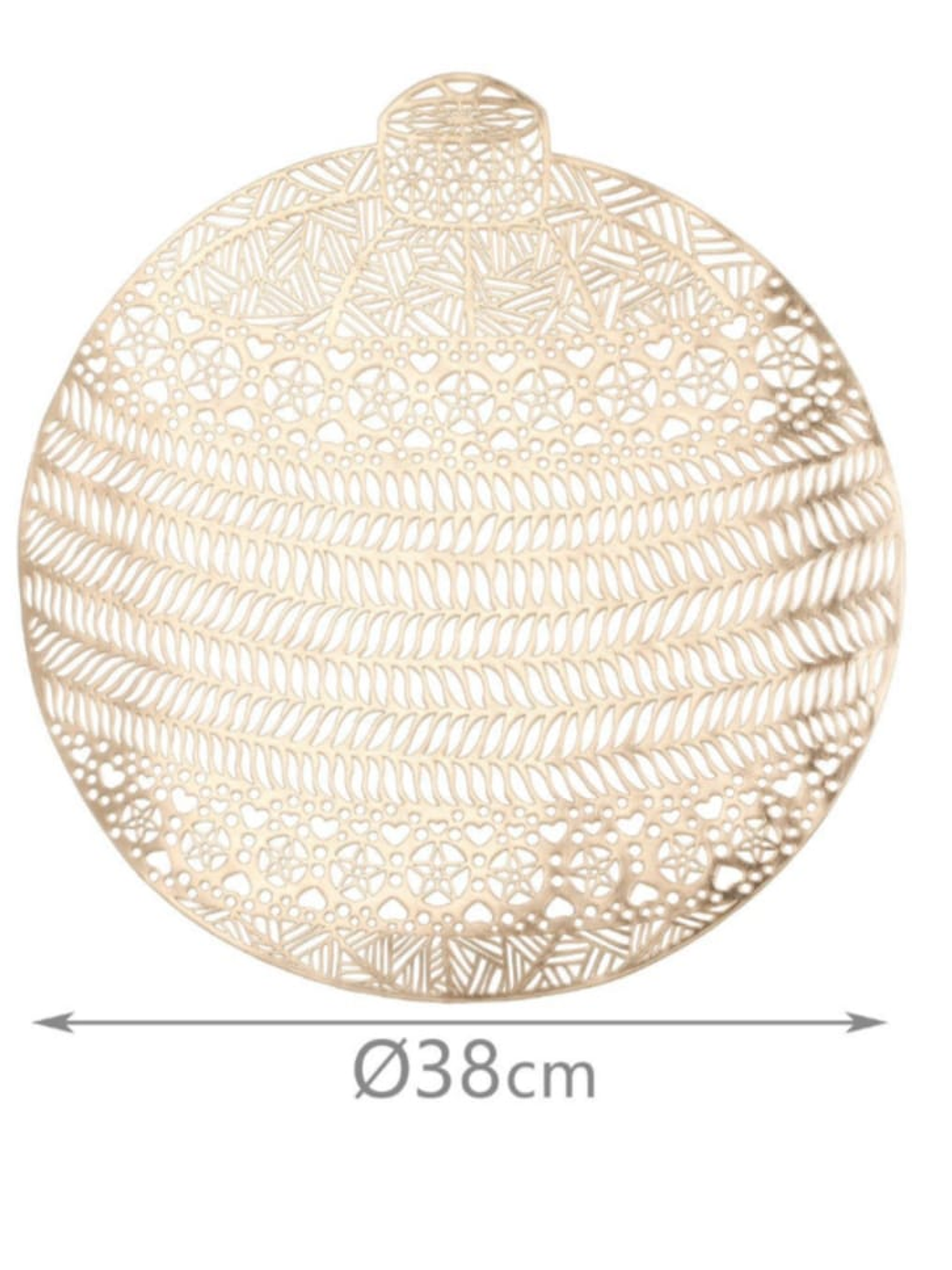 Set de 2 Individuales de Pvc, Modelo de Esfera Navideña. 2