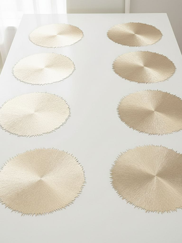 Set de 2 Individuales de Pvc, Antideslizantes.  4